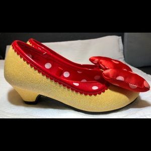 Minnie Mouse heels - yellow